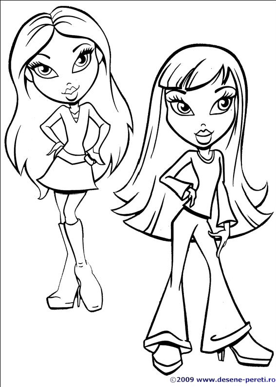 bratz desene colorat